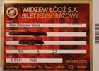 Widzew Lodz - Stal Stalowa Wola II league match ticket (01.12.2018)