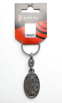 AC Milan metal emblem keyring (official licensed product)
