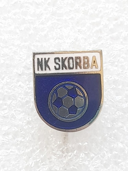 NK Skorba badge (Slovenia, enamel, signature)