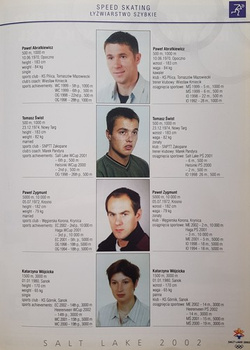 Poland in the XIX Olympic Winter Games Salt Lake 2002