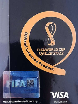 FIFA World Cup Qatar 2022 trophy replica (Official Licensed Product) 7 cm