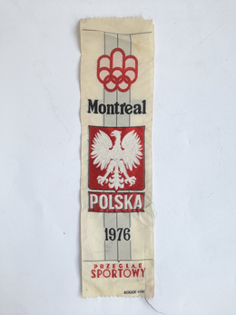 Olympic Games Montreal 1976 Poland Team pennant