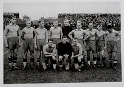 Ruch Hajduki Wielkie 1934 Champion of Poland (Collection of Polish Football History) postcard
