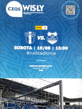 Wisla Plock - Bruk-Bet Termalica Nieciecza, I liga official match programme (19.8.2024)