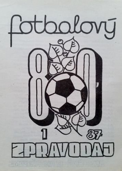 Football Report'80 nr 1/87 (Spartak Roudnice nad Łabą) programme