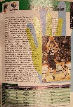 FIBA SuproLeague Yearbook 2000-2001. Volume 1