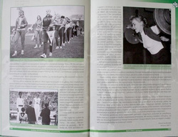 Sport and student record book in biography