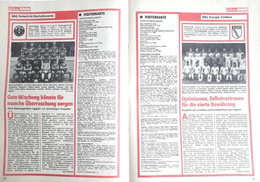GDR football leagues fan's guide for 1986/87 season (Deutsches Sportecho and Fuwo, Germany)