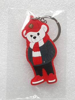 RTS Widzew Lodz bear fans gum keyring