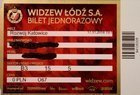 Widzew Lodz - Rozwoj Katowice II league match ticket (17.11.2018)