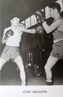 Jozef Grudzien (boxing) postcard
