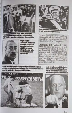 Football history lesson. Not only for boys. with an inscription