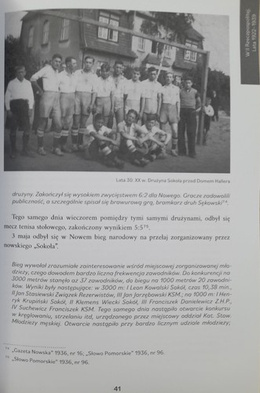 A contribution to the history of the sports movement in Nowe on the centenary of MLKS Wisła Nowe