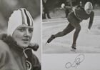 Erwina Rys (speed skating) postcard