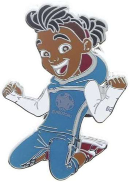 Euro 2020 Skillzy mascot 7 pins-collection (official product)