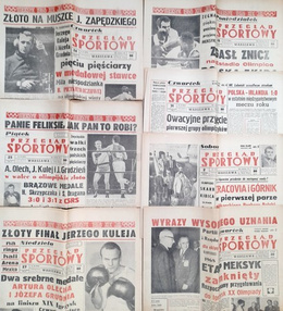 Przeglad Sportowy magazine - Olympic Games Mexico 1968 (19 issues)