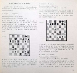 Karpov - Kasparov. A match for the chess crown