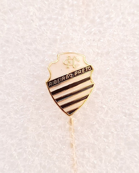 Comercial FC Ribeirao Preto crest small badge (Brazil, lacquer)
