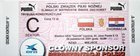 Poland - Croatia Women's World Cup qualyfing match ticket (28.10.2001)