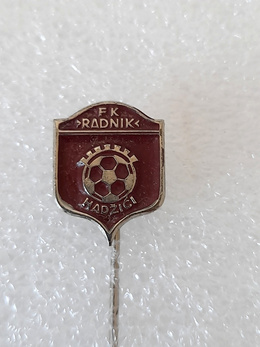 FK Radnik Hadżići crest badge (Bosnia, lacquer)
