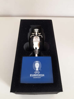 Miniature replica of the trophy of the UEFA Euro 2024 Germany, 11 cm (Official Licensed Product)