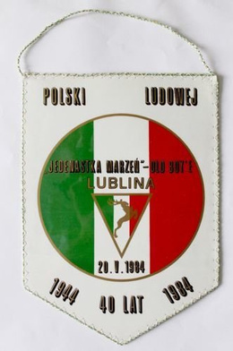 The 40th Anniversary Polish People's Republic. The Best Team of Lublin vs Old Boys Lublin (1984) pennant