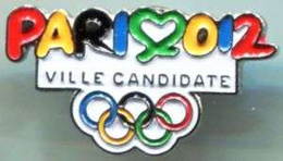 Ville Candidate Summer Olympics Paris 2012 official product France pin