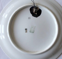 Souvenir plate World Cup Germany 1974 (original Polish porcelaine with signature)