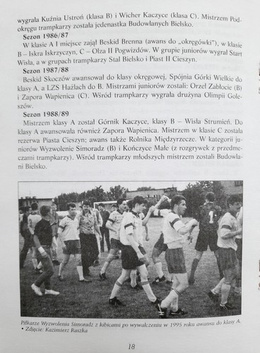 25th Anniversary of the Skoczow Football Sub-District (1977-2002)