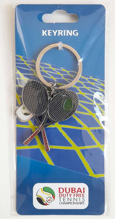 Dubai Duty Free Tennis Championships keyring (official product)