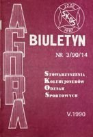 Bulletin of Sport Souvenirs Collectors Association "Agora" nr 3(14)/1990