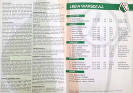Wisla Cracow Ekstraklasa official match programmes (season 2003/2004)
