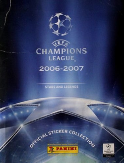 UEFA Champions League 2006-2007 Official Licensed Sticker Panini Album