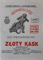 Golden Helmet Elimination D speedway official programme (14.09.1993)