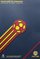 Scotland - Lithuania, World Cup 2018 Qualifier (08.10.2016) Official Programme