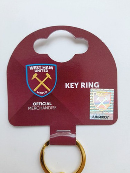 West Ham United big crest one side key ring (official product)