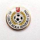 40th Anniversary Seniors' Club of Lodz District Football Associaton pin badge (official product)