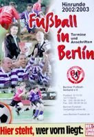 Football in Berlin. Calendar and Address Book 2002/2003