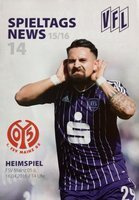 Osnabrück - 1.FSV Mainz II 3. League official programm (16.04.2016)