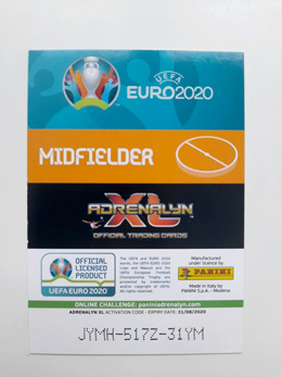 Netherlands National Team players of the UEFA Euro 2020 set of 7 cards  (Panini Adrenalyn XL)