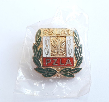 75th Anniversary of Polish Athletic Association pin badge (official product)