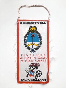 FIFA World Cup 1978 Team of Argentina pennant (PRL)