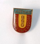BSG Aufbau Krumhermersdorf old badge (East Germany, epoxy)