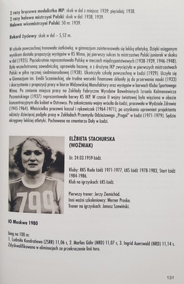 Lexicon of Olympic athletes from the Lodz region. Paris - Beijing 1924 - 2022