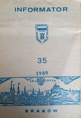 Bulletin of Polish Sport Souvenirs Collectors Association - volume 35 (1989)