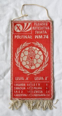 FIFA World Cup 1974 Semifinal pennant