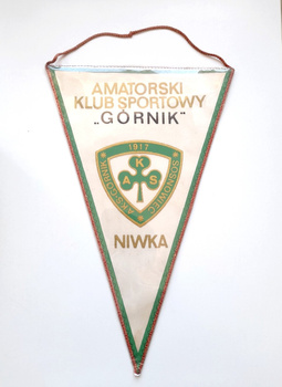 Pennant AKS Gornik Niwka Sosnowiec, big (PRL times)