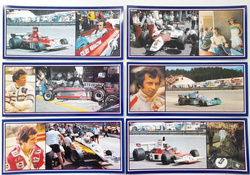 Formula 1 stars of the 1972-1982 set of 21 photos in etui