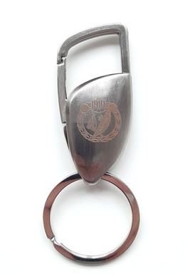 RTS Widzew Lodz metal keyring with crest