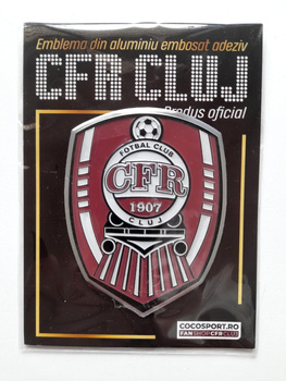 CFR Cluj crest + football player autograph (official product)